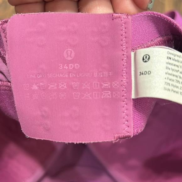 Lululemon Run Times Bra High Support size 34DD - Picture 4 of 4
